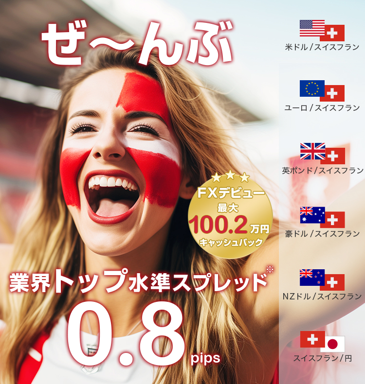 取引条件で選ぶなら 業界トップ水準のセントラル短資ＦＸ！