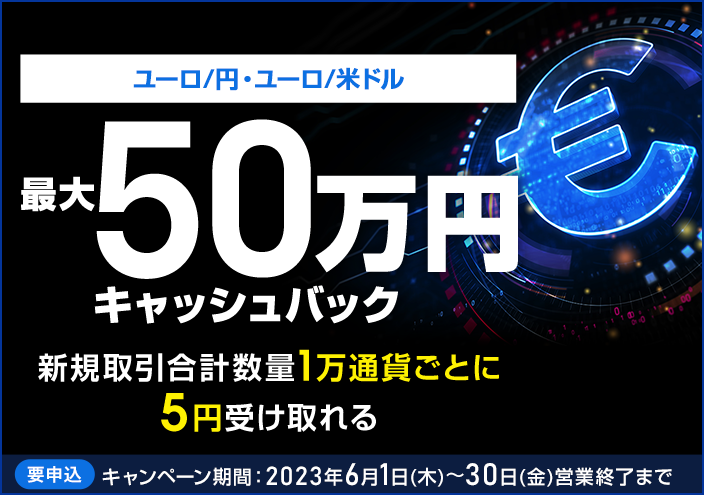 ユーロ円キャッシュバックキャンペーン
