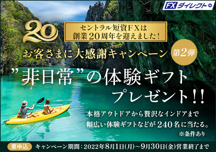 ≪20周年≫お客さまに大感謝キャンペーン第2弾