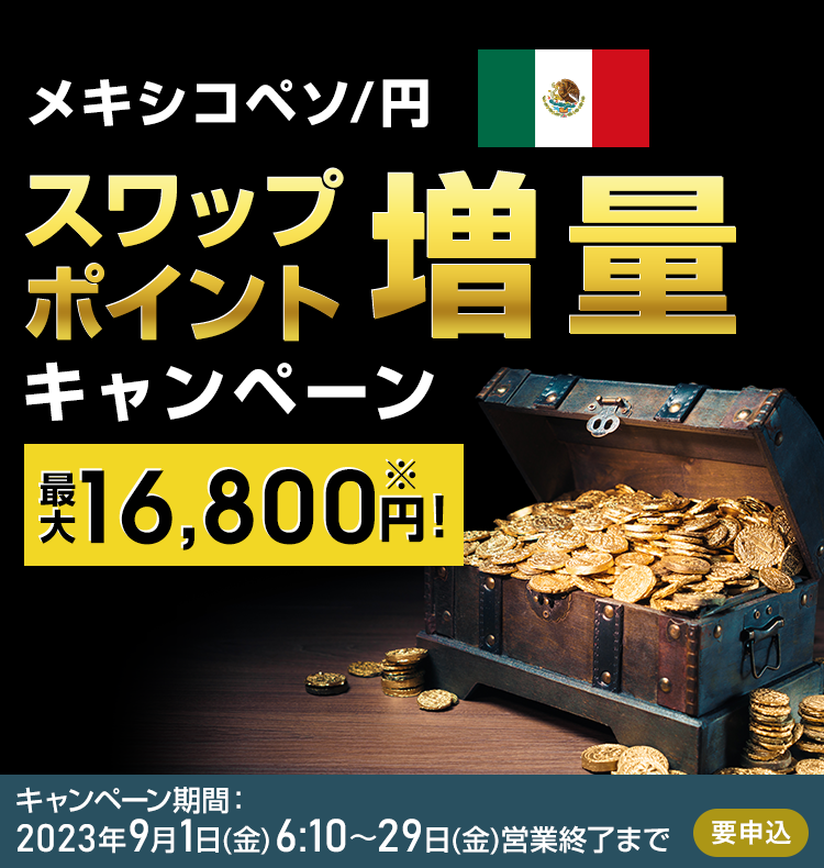 メキシコペソ/円 スワップポイント増量キャンペーン