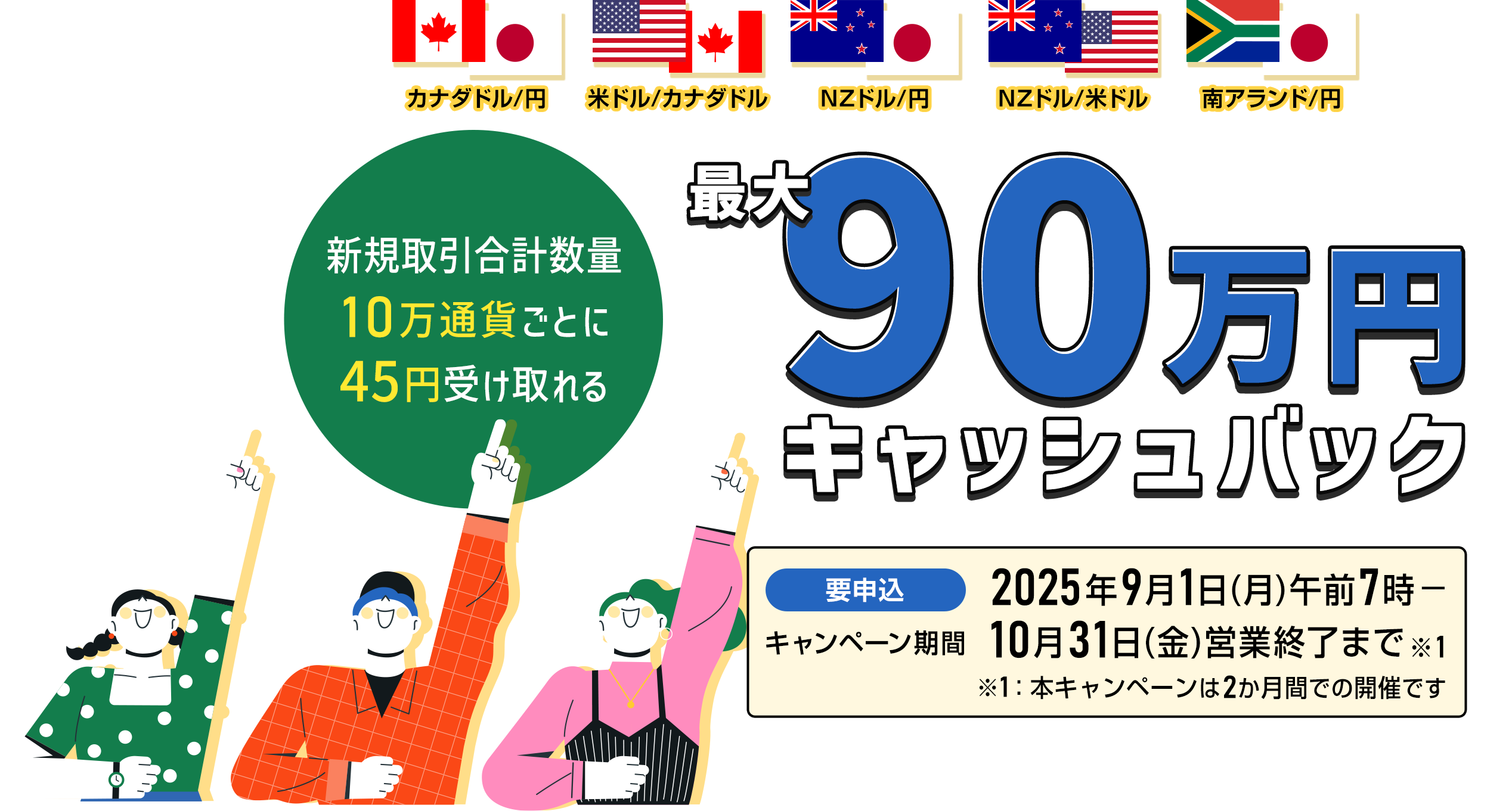 最大90万円キャッシュバックキャンペーン