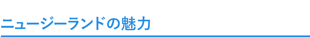 Point3.ニュージーランドの魅力